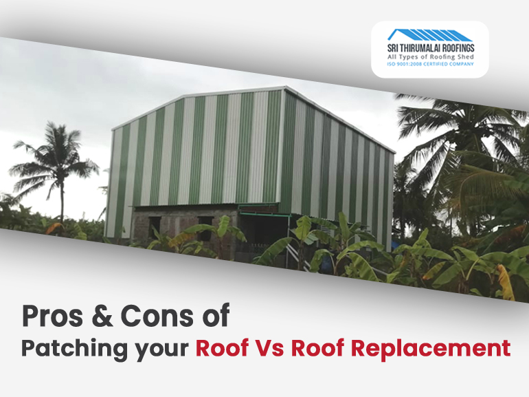 The Pros & Cons of Patching your Roof Vs Roof Replacement